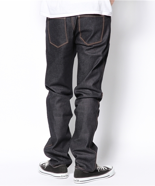 WEGO（ウィゴー）の「WEGO/テーパードデニム（デニムパンツ・メンズ・ダークインディゴブルー・SMALL/MEDIUM/LARGE）」の3枚目の写真