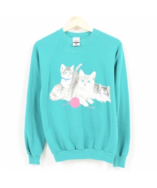 ブランド古着】アニマルプリントスウェット トレーナー