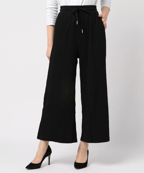 Kobe Lettuce コウベレタス の リブカットソーワイドパンツ レディース ボトムス イージーパンツ M2285 神戸レタス その他パンツ Wear