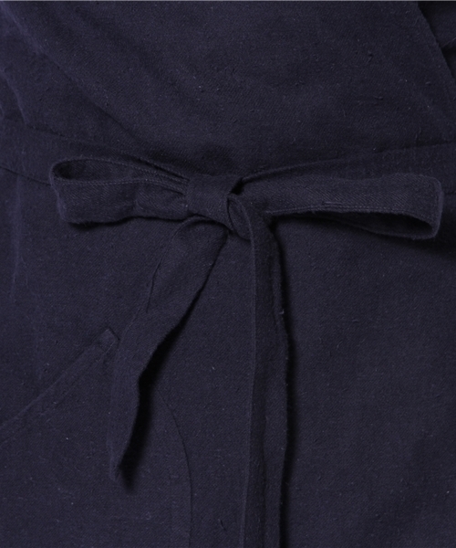 BEAMS BOY（ビームスボーイ）の「□BEAMS BOY / カシュクール ネルワンピース（ワンピース・レディース・オリーブ/ネイビー・ONE SIZE）」の8枚目の写真