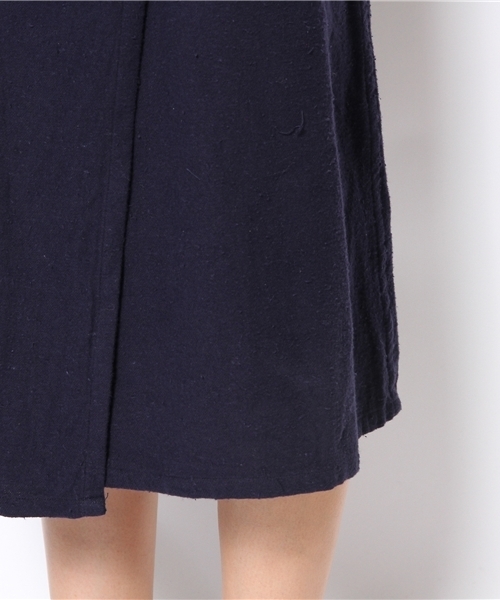 BEAMS BOY（ビームスボーイ）の「□BEAMS BOY / カシュクール ネルワンピース（ワンピース・レディース・オリーブ/ネイビー・ONE SIZE）」の9枚目の写真