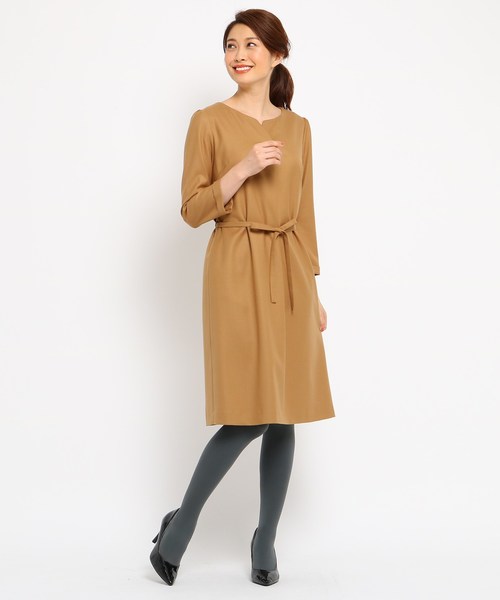 セール ワンピース ドレス 洗える ストレッチタックワンピース 545 18 02 をセール価格で購入できます World ストレッチタックワンピース ワンピース Online Sunauna スーナウーナ のファッション