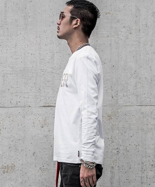 JOKER(ジョーカー)の「ラインストーンロゴ長袖Tシャツ(Tシャツ/カットソー・メンズ・ホワイト系その他/ブラック系その他/ブラック系その他2・M/L/XL/XXL)」の12枚目の写真