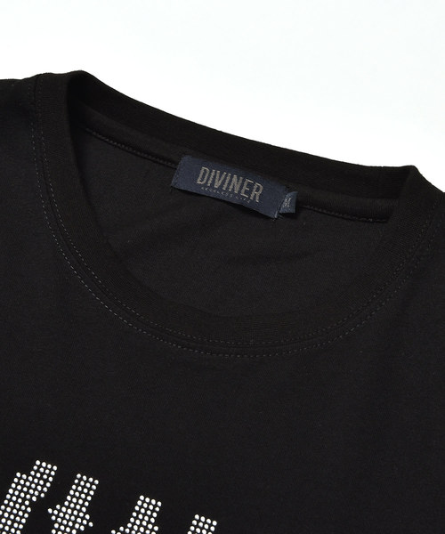 JOKER(ジョーカー)の「ラインストーンロゴ長袖Tシャツ(Tシャツ/カットソー・メンズ・ホワイト系その他/ブラック系その他/ブラック系その他2・M/L/XL/XXL)」の6枚目の写真