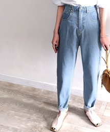 classicalelf | ゆるっと穿くルーズバルーンテーパードパンツ【大きいサイズXXXXLまで】【カラーサイズ展開豊富】（フルレングス）(デニムパンツ)