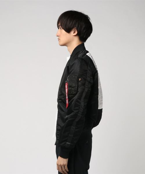 Alpha Industries(アルファインダストリーズ)の「【ALPHA】MA-1 T BLOOD CHIT(MA-1・メンズ・ブラック/ダークブルー・MEDIUM/LARGE/X-LARGE)」の6枚目の写真