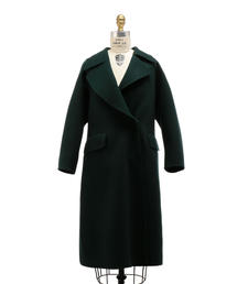 最終値下げdrawer カシミヤ混ウール メルトンムソウコート ブラック　34 37786123_9_d_215.jpg