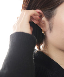 メタルドロップのフックピアス