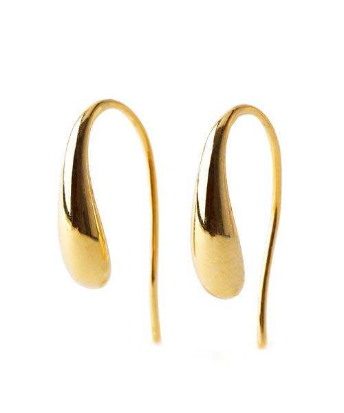 ANEMONE（アネモネ）の「メタルドロップのフックピアス（ピアス（両耳用）・レディース・シルバー/ゴールド/ピンクゴールド・FREE）」の4枚目の写真