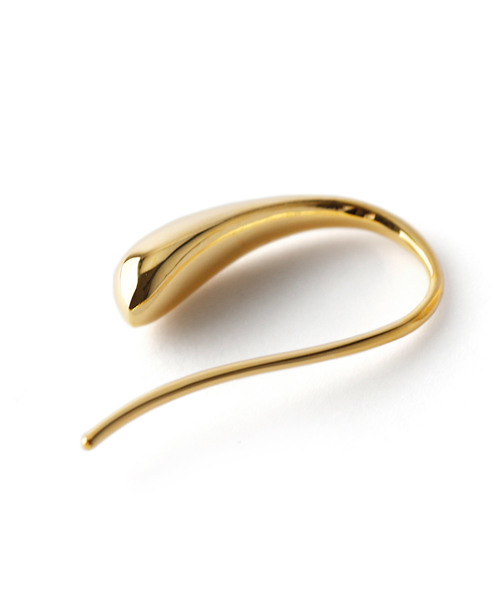 ANEMONE（アネモネ）の「メタルドロップのフックピアス（ピアス（両耳用）・レディース・シルバー/ゴールド/ピンクゴールド・FREE）」の5枚目の写真