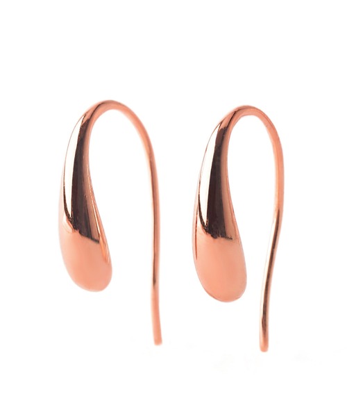 ANEMONE（アネモネ）の「メタルドロップのフックピアス（ピアス（両耳用）・レディース・シルバー/ゴールド/ピンクゴールド・FREE）」の4枚目の写真