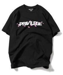 プリビレッジ [PRIVILEGE] - サクラ コア ロゴ 半袖 Tシャツ [SAKURA CORE LOGO TEE]
