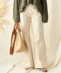 DouDou | ピンタックセンプレデニム(デニムパンツ)