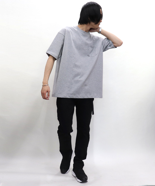 Confirm(コンファーム)の「Confirm / コンファーム ビッグシルエットTシャツ(Tシャツ/カットソー・メンズ・ブラック/グレー/ホワイト/ワイン/マスタード/カーキ/グリーン/ブルー/ベージュ・M/L/XL)」の21枚目の写真