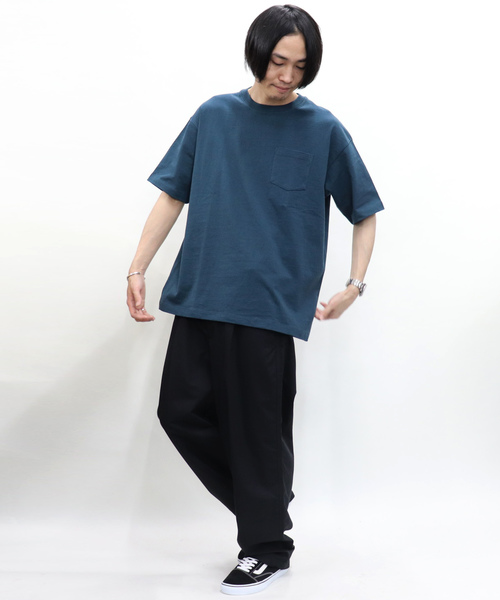 Confirm(コンファーム)の「Confirm / コンファーム ビッグシルエットTシャツ(Tシャツ/カットソー・メンズ・ブラック/グレー/ホワイト/ワイン/マスタード/カーキ/グリーン/ブルー/ベージュ・M/L/XL)」の18枚目の写真