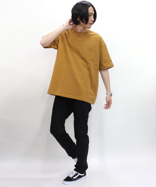 Confirm(コンファーム)の「Confirm / コンファーム ビッグシルエットTシャツ(Tシャツ/カットソー・メンズ・ブラック/グレー/ホワイト/ワイン/マスタード/カーキ/グリーン/ブルー/ベージュ・M/L/XL)」の16枚目の写真