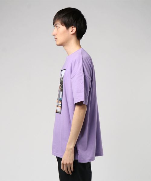 WEGO（ウィゴー）の「WEGO/ガールズフォトエンボスTシャツ（Tシャツ/カットソー・メンズ・ホワイト系その他/ホワイト/ライトパープル/ブラック/ライトピンク/その他1・LARGE/MEDIUM）」の7枚目の写真