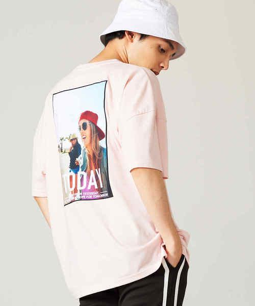 WEGO（ウィゴー）の「WEGO/ガールズフォトエンボスTシャツ（Tシャツ/カットソー・メンズ・ホワイト系その他/ホワイト/ライトパープル/ブラック/ライトピンク/その他1・LARGE/MEDIUM）」の6枚目の写真