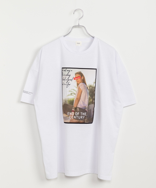 WEGO（ウィゴー）の「WEGO/ガールズフォトエンボスTシャツ（Tシャツ/カットソー・メンズ・ホワイト系その他/ホワイト/ライトパープル/ブラック/ライトピンク/その他1・LARGE/MEDIUM）」の13枚目の写真