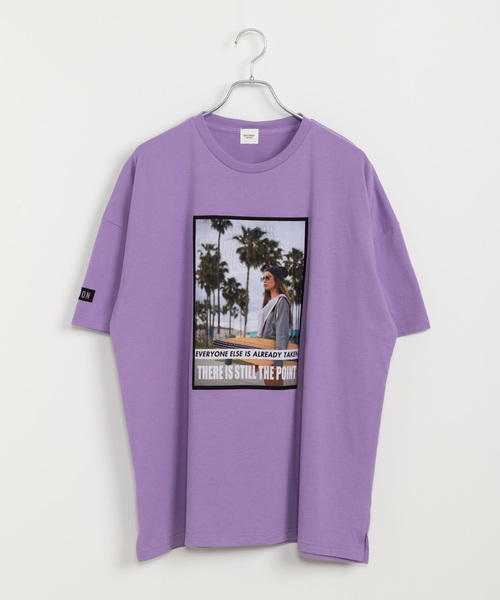 WEGO（ウィゴー）の「WEGO/ガールズフォトエンボスTシャツ（Tシャツ/カットソー・メンズ・ホワイト系その他/ホワイト/ライトパープル/ブラック/ライトピンク/その他1・LARGE/MEDIUM）」の15枚目の写真