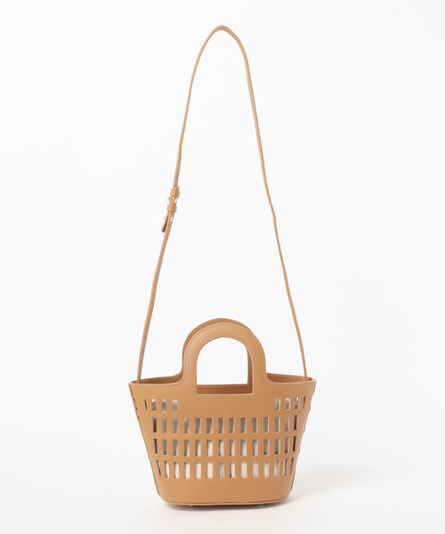 EFFE BEAMS(エッフェビームス)の「HEREU / COLMADO XS レザートートバッグ(トートバッグ・レディース・ブラウン系その他4・ONE SIZE)」の4枚目の写真