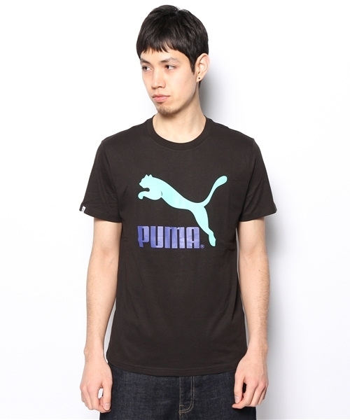PUMA（プーマ）の「NO. 1ロゴ半袖TEE - Sport Classics（Tシャツ/カットソー・メンズ・ホワイト/ピンク/グレー/ブラック・LARGE/SMALL/X-LARGE/XX-LARGE/MEDIUM）」の5枚目の写真