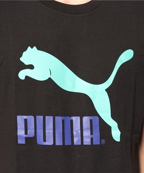 PUMA（プーマ）の「NO. 1ロゴ半袖TEE - Sport Classics（Tシャツ/カットソー・メンズ・ホワイト/ピンク/グレー/ブラック・LARGE/SMALL/X-LARGE/XX-LARGE/MEDIUM）」の10枚目の写真