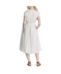 大人気⭐︎ラルフローレン⭐︎フローラル リネン ストラップレス ドレス　サマードレス フローラル ツイストフロント ストレッチ ジャージー ドレス