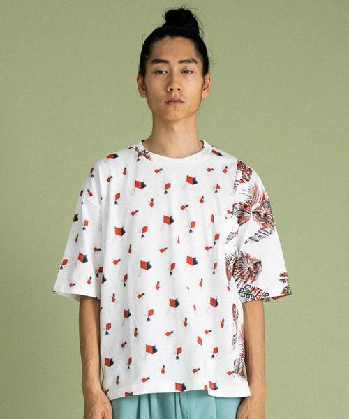 UNITED TOKYO(ユナイテッドトウキョウ)の「テクニカルアロハカットソー(Tシャツ/カットソー・メンズ・ブルー/レッド・1/2/3)」の11枚目の写真