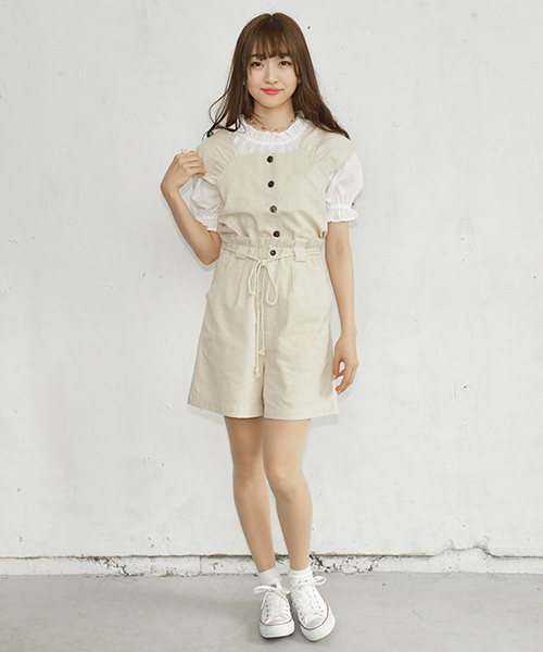 PairPair（ペアペア）の「アサコンロープベルト付きショートパンツ（その他パンツ・レディース・ブラック/アイボリー/ライトブラウン・FREE）」の15枚目の写真