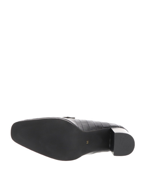 RANDA（ランダ）の「ゴールドバックルヒールアップシューズ（ドレスシューズ・レディース・ブラック/ダークブラウン・S/M/L/LL）」の5枚目の写真