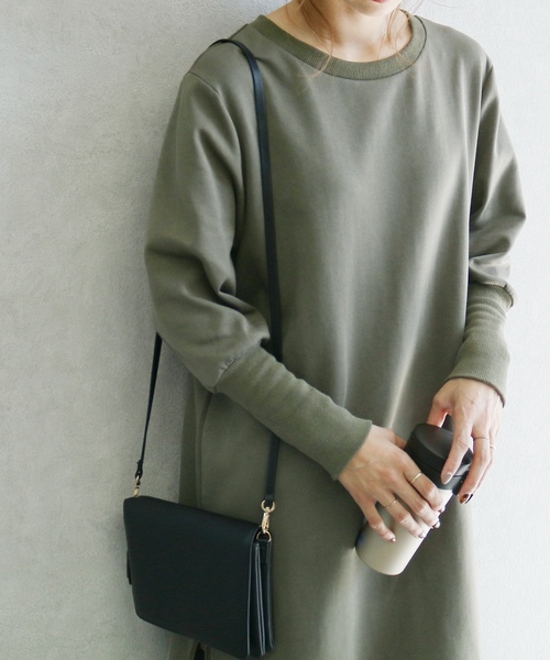 reca（レカ）の「サイドファスナーロングワンピース（ワンピース・レディース・ブラウン/ベージュ/カーキ・FREE）」の11枚目の写真