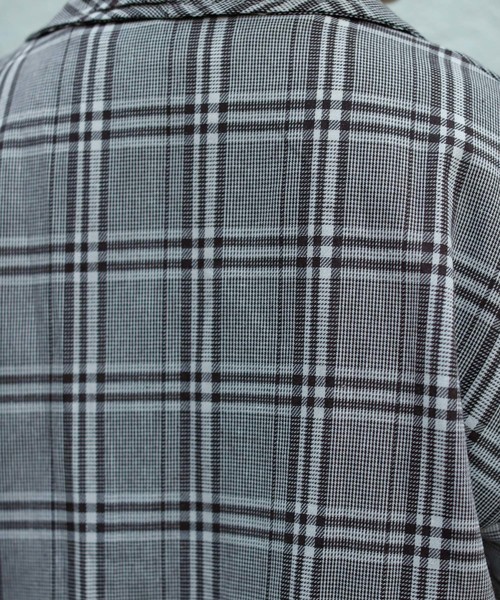 VIAN ヴィアン ダブルジャケット グレンチェック 38 ウール調グレンチェックストレッチダブルジャケット｜LOUNIE（ルーニィ