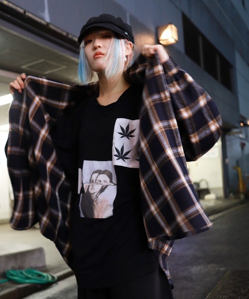 rovtski(ロフトスキー)の「【ビッグシルエット】シャギーネルオーバーシャツ(シャツ/ブラウス・メンズ・ベージュ/チャコールグレー/ブラック・FREE)」の2枚目の写真