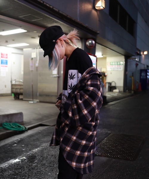 rovtski(ロフトスキー)の「【ビッグシルエット】シャギーネルオーバーシャツ(シャツ/ブラウス・メンズ・ベージュ/チャコールグレー/ブラック・FREE)」の8枚目の写真
