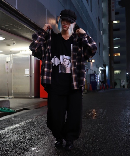rovtski(ロフトスキー)の「【ビッグシルエット】シャギーネルオーバーシャツ(シャツ/ブラウス・メンズ・ベージュ/チャコールグレー/ブラック・FREE)」の19枚目の写真