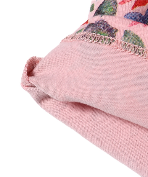 green label relaxing（グリーンレーベルリラクシング）の「【KIDS】テンジク カラフルフラワープリントショートスリーブ ◆（Tシャツ/カットソー・キッズ・オフホワイト/ライトピンク・105/115/125/95）」の3枚目の写真