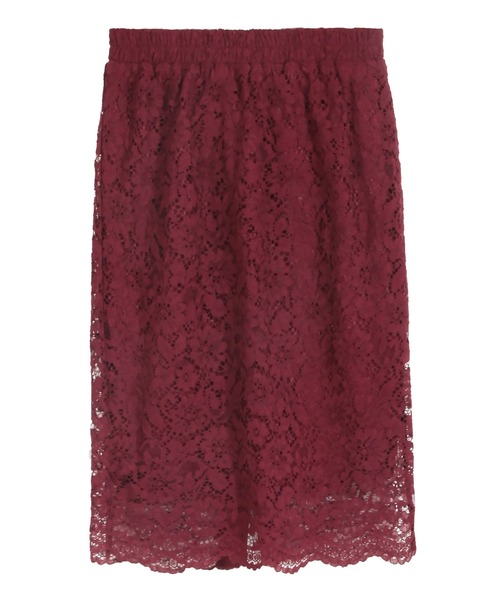 Julia Boutique(ジュリアブティック)の「総レースタイトスカート/510566M(スカート・レディース・ブラック/ベージュ/パープル/ネイビー/ブルー/ボルドー/ライトブルー/ミント/ピンク/イエロー・MEDIUM/LL/L)」の18枚目の写真