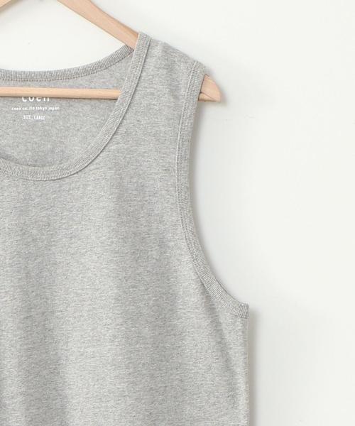 coen（コーエン）の「USAコットンタンクトップ（タンクトップ・メンズ・ホワイト/グレー・LARGE/MEDIUM/SMALL/X-LARGE）」の9枚目の写真