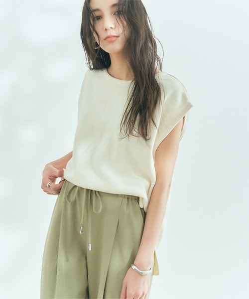 titivate(ティティベイト)の「リラックスワイドパンツ(その他パンツ・レディース・ブラウン/ブラック/グレイッシュベージュ/グリーン系その他/ピンク/ライトブラウン/ブルー/ラベンダー・S/M/L)」の22枚目の写真