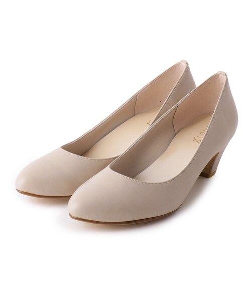 grove(グローブ)の「【22.0-25.0まで】やわここち(R)パンプス(5cm)(パンプス・レディース・ブラック系3/ベージュ系その他6/ベビーピンク/ブラック/ライトベージュ・50/45/40/35/25/30/20)」の4枚目の写真