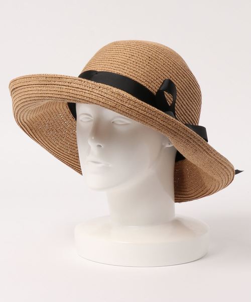 POU DOU DOU（プードゥドゥ）の「やわらかペーパーブルトンハット（ハット・レディース・ナチュラル・8）」の6枚目の写真