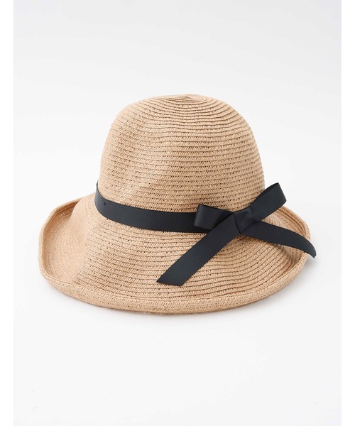 POU DOU DOU（プードゥドゥ）の「やわらかペーパーブルトンハット（ハット・レディース・ナチュラル・8）」の2枚目の写真