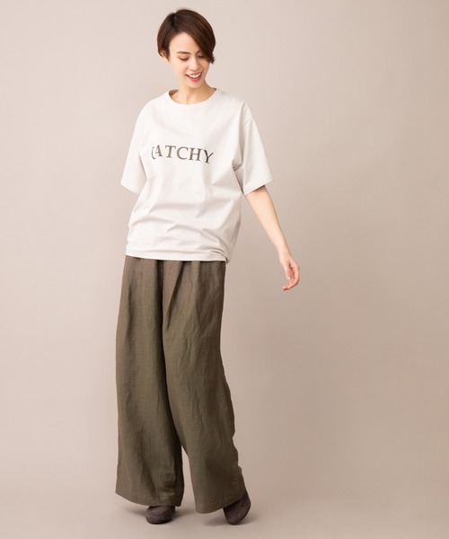 Munich（ミューニック）の「リネンカールマイヤー　ギャザーワイドパンツ（その他パンツ・レディース・カーキ/ライトブラウン/ブラウン・M/XS/S）」の15枚目の写真