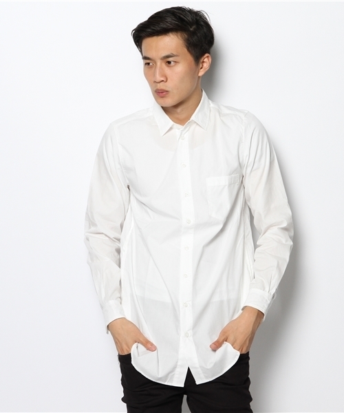 DISCOVERED（ディスカバード）の「■別注■ DISCOVERED×MIDWEST ロングシャツ（シャツ/ブラウス・メンズ・ホワイト/ブラック・2/1）」の2枚目の写真