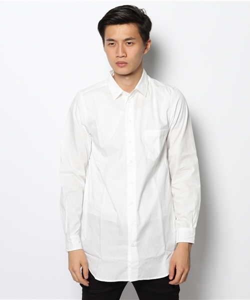 DISCOVERED（ディスカバード）の「■別注■ DISCOVERED×MIDWEST ロングシャツ（シャツ/ブラウス・メンズ・ホワイト/ブラック・2/1）」の9枚目の写真