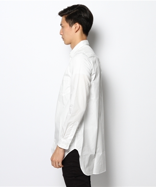 DISCOVERED（ディスカバード）の「■別注■ DISCOVERED×MIDWEST ロングシャツ（シャツ/ブラウス・メンズ・ホワイト/ブラック・2/1）」の10枚目の写真