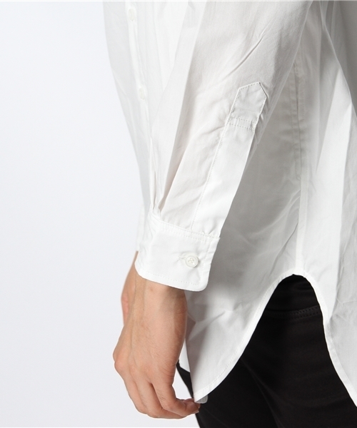 DISCOVERED（ディスカバード）の「■別注■ DISCOVERED×MIDWEST ロングシャツ（シャツ/ブラウス・メンズ・ホワイト/ブラック・2/1）」の5枚目の写真