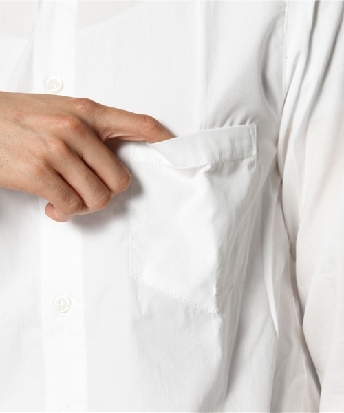 DISCOVERED（ディスカバード）の「■別注■ DISCOVERED×MIDWEST ロングシャツ（シャツ/ブラウス・メンズ・ホワイト/ブラック・2/1）」の6枚目の写真