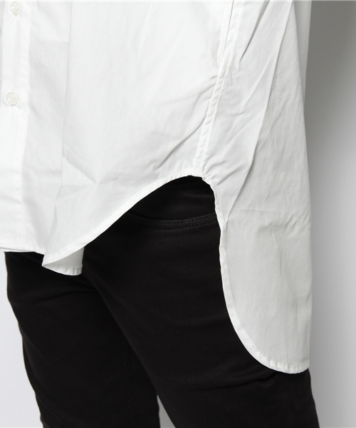 DISCOVERED（ディスカバード）の「■別注■ DISCOVERED×MIDWEST ロングシャツ（シャツ/ブラウス・メンズ・ホワイト/ブラック・2/1）」の7枚目の写真